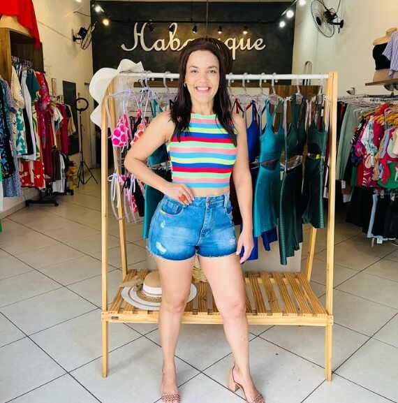 Interior da loja Habacuque Fashion